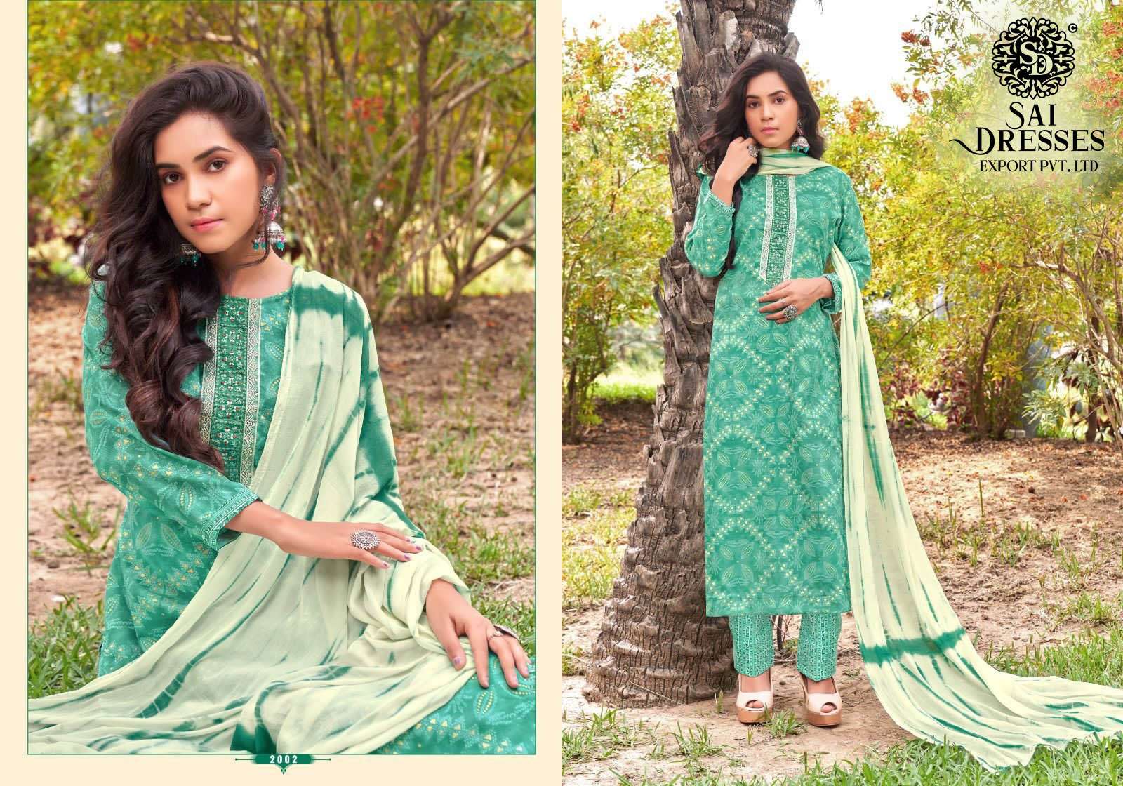 SAI DRESSES PRESENT SARA DAILY WEAR COTTON PRINTED SALWAR SUITS IN WHOLESALE RATE IN SURAT