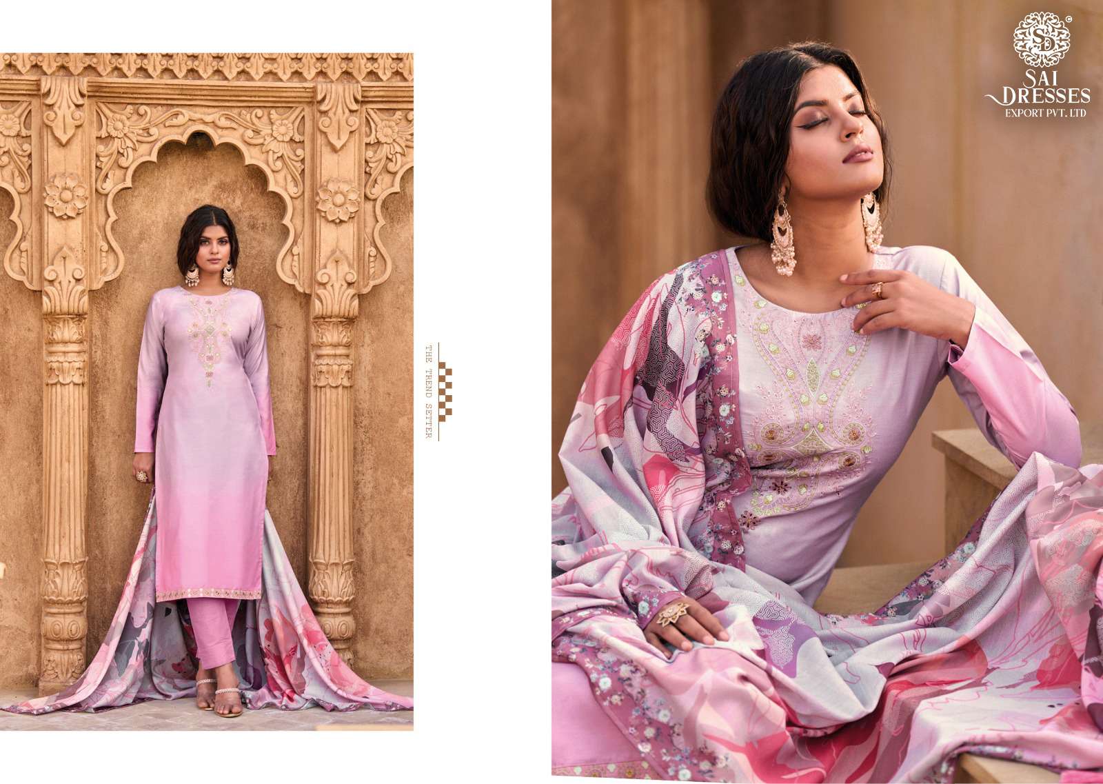 SAI DRESSES PRESENT SHAMAA ETHNIC WEAR COTTON SILK DESIGNER SUMMER COLLECTION IN WHOLESALE RATE IN SURAT