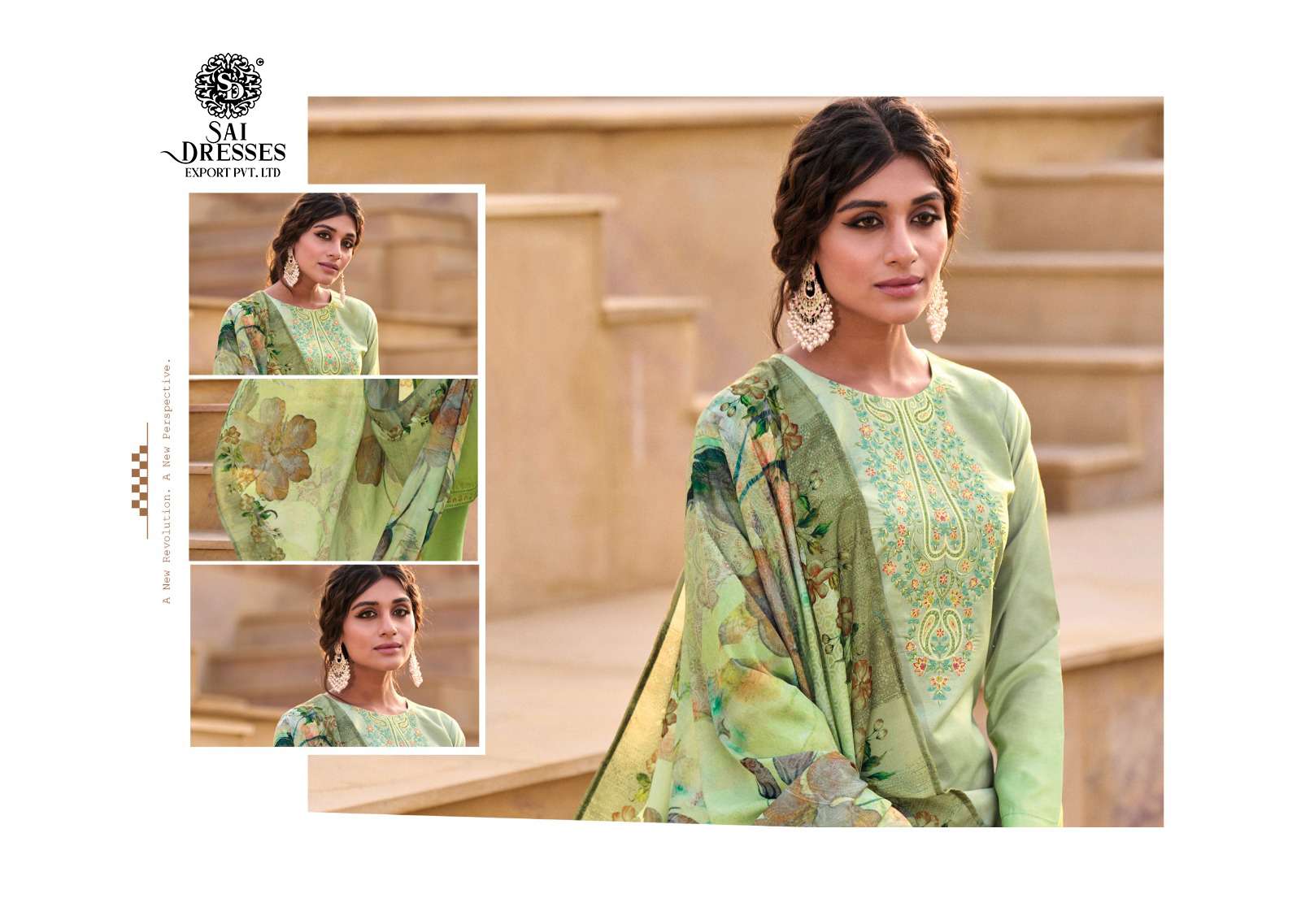 SAI DRESSES PRESENT SHAMAA ETHNIC WEAR COTTON SILK DESIGNER SUMMER COLLECTION IN WHOLESALE RATE IN SURAT