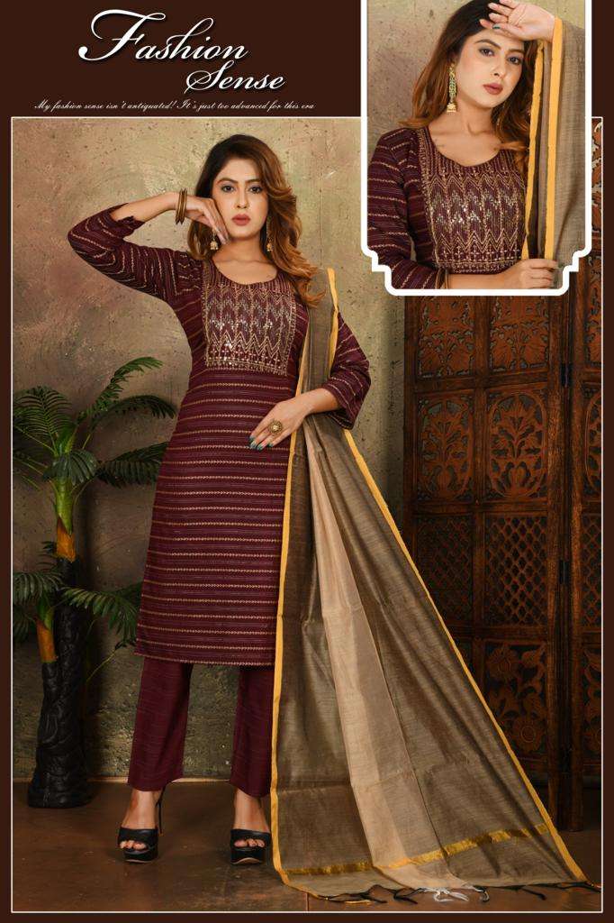 SAI DRESSES PRESENT TANIYA READY TO SUMMER WEAR 3 PIECE CONCEPT IN WHOLESALE RATE IN SURAT