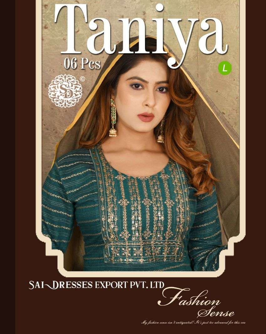 SAI DRESSES PRESENT TANIYA READY TO SUMMER WEAR 3 PIECE CONCEPT IN WHOLESALE RATE IN SURAT