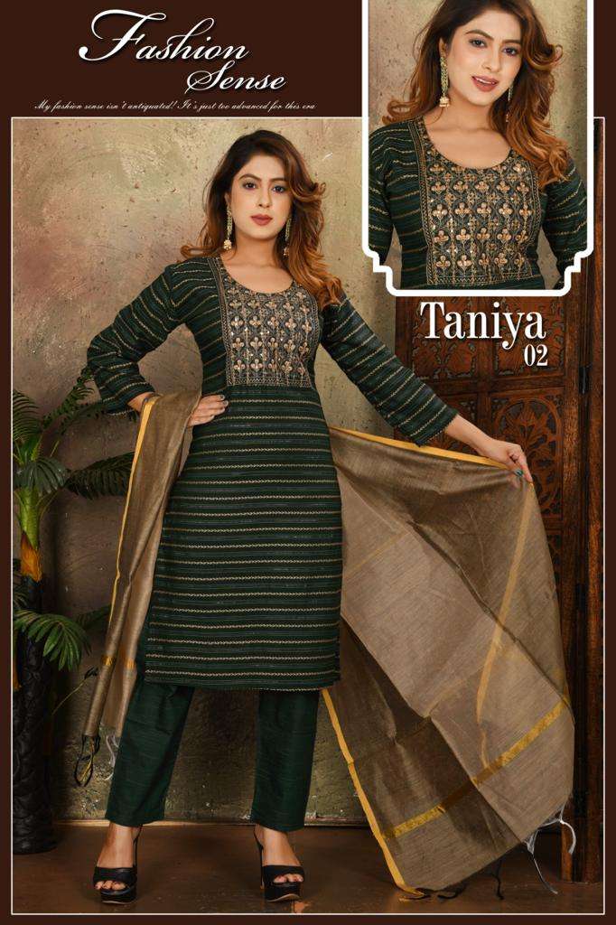 SAI DRESSES PRESENT TANIYA READY TO SUMMER WEAR 3 PIECE CONCEPT IN WHOLESALE RATE IN SURAT