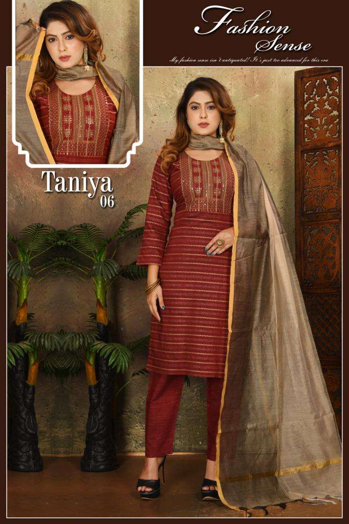 SAI DRESSES PRESENT TANIYA READY TO SUMMER WEAR 3 PIECE CONCEPT IN WHOLESALE RATE IN SURAT