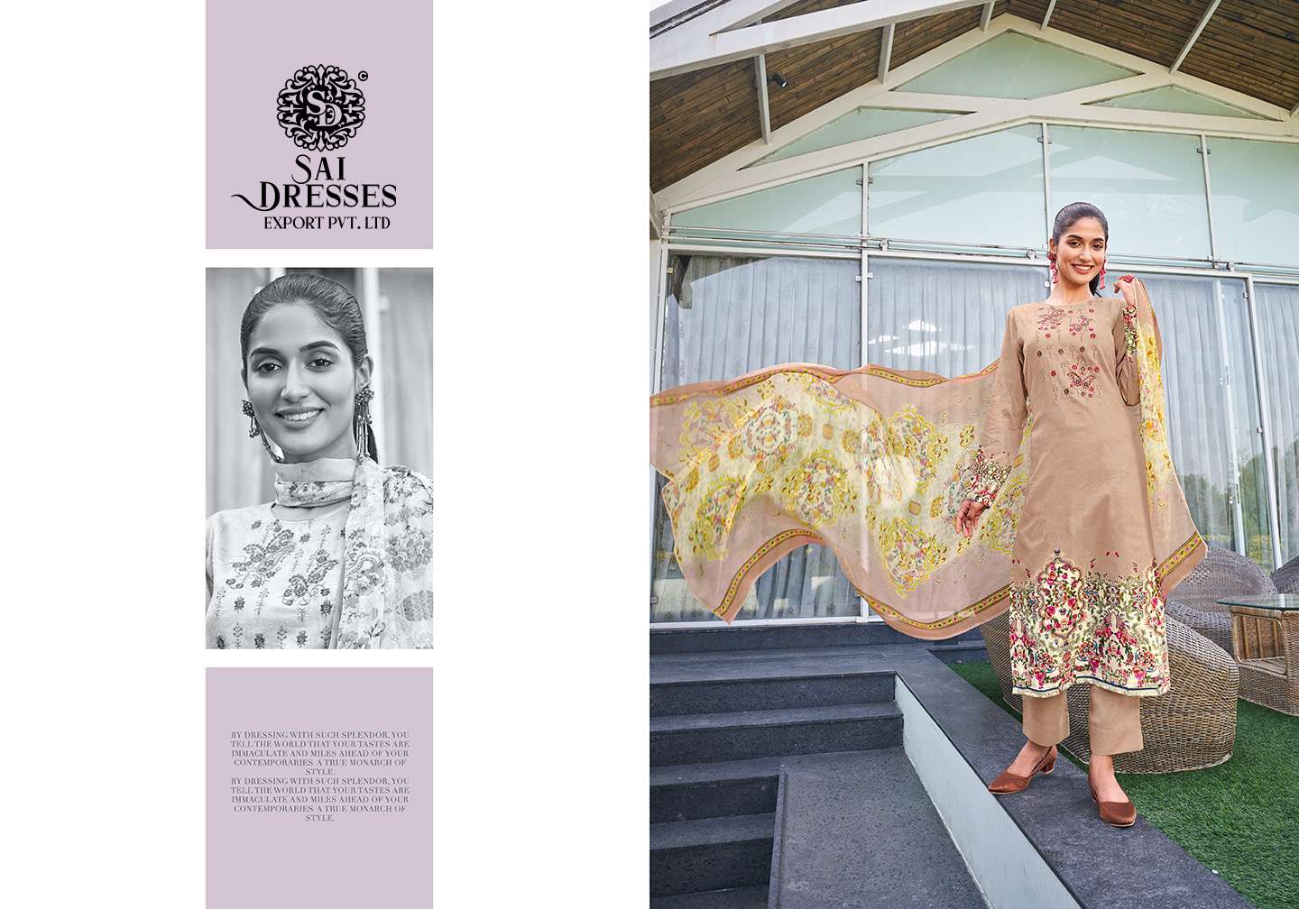 SAI DRESSE PRESENT SUFIYANA COTTON DIGITAL PRINTED SALWAR SUITS IN WHOLESALE RATE IN SURAT 