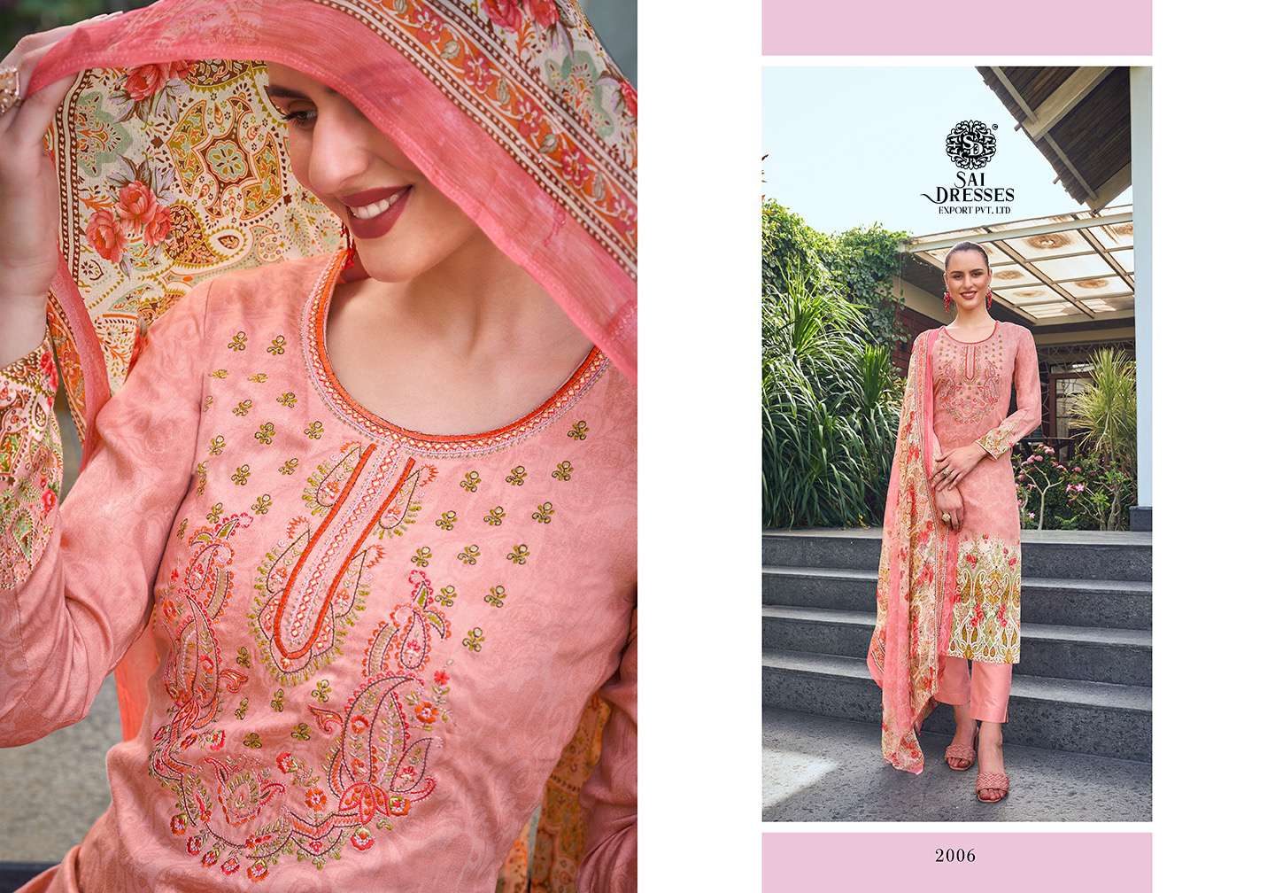 SAI DRESSE PRESENT SUFIYANA COTTON DIGITAL PRINTED SALWAR SUITS IN WHOLESALE RATE IN SURAT 