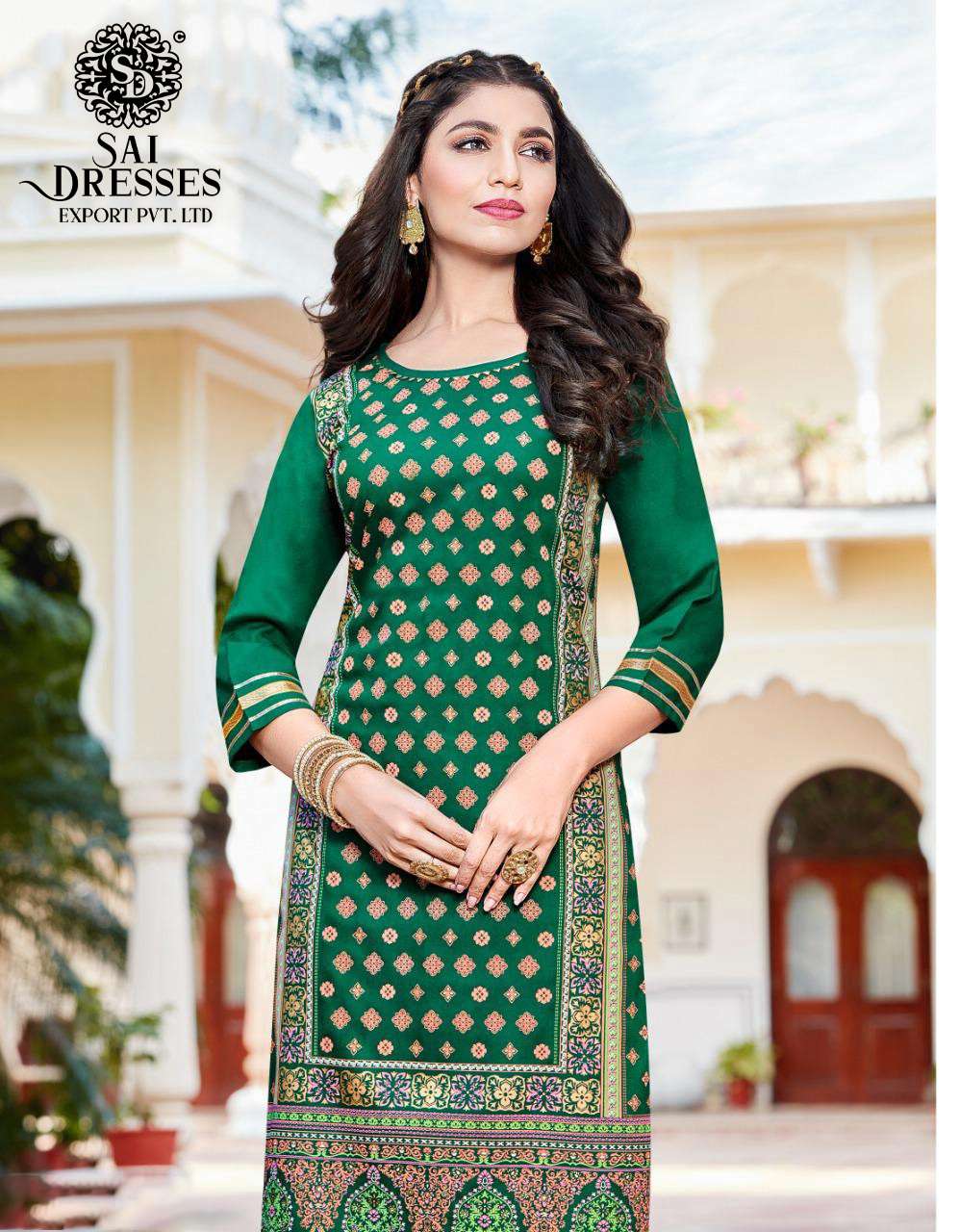 Buy Teal Polyester Tiered Printed Dress () for INR3999.00 | Biba India