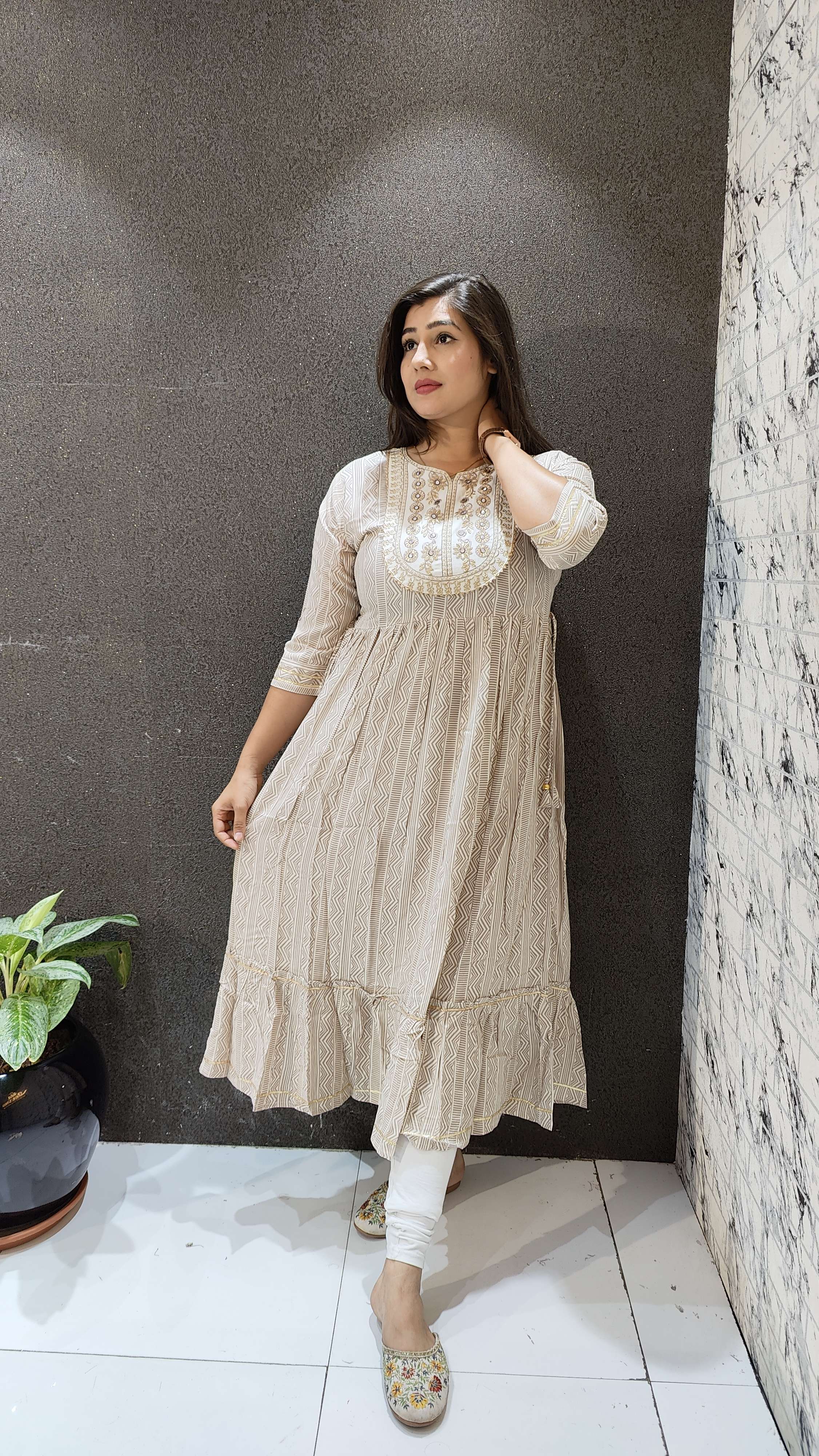 SAI DRESSES PRESENT D.NO 745 READY TO WEAR FANCY LONG DESIGNER KURTI COMBO COLLECTION IN WHOLESALE RATE IN SURAT