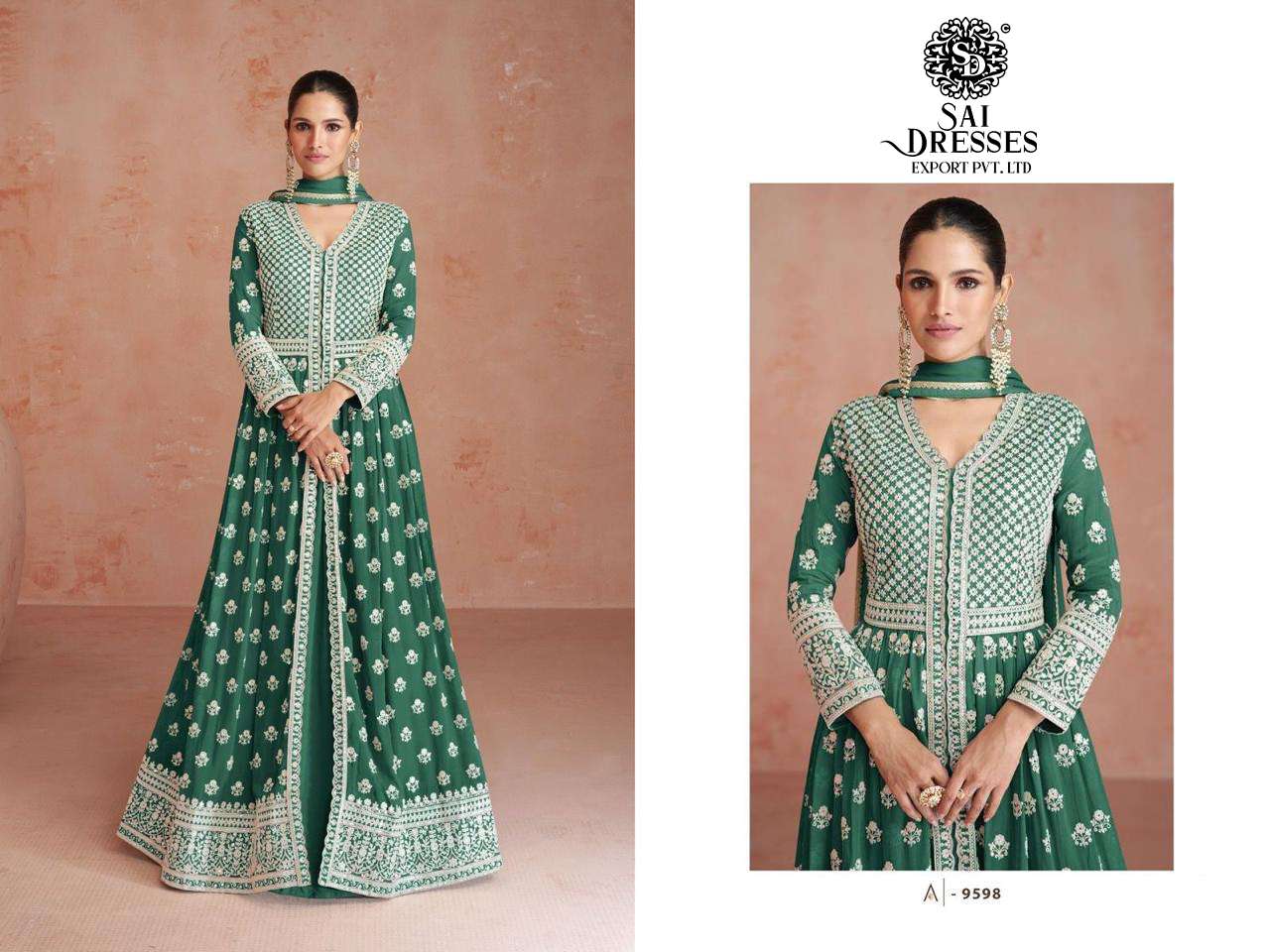 SAI DRESSES PRESENT ORCHID READYMADE FESTIVE WEAR DESIGNER SUITS IN WHOLESALE RATE IN SURAT
