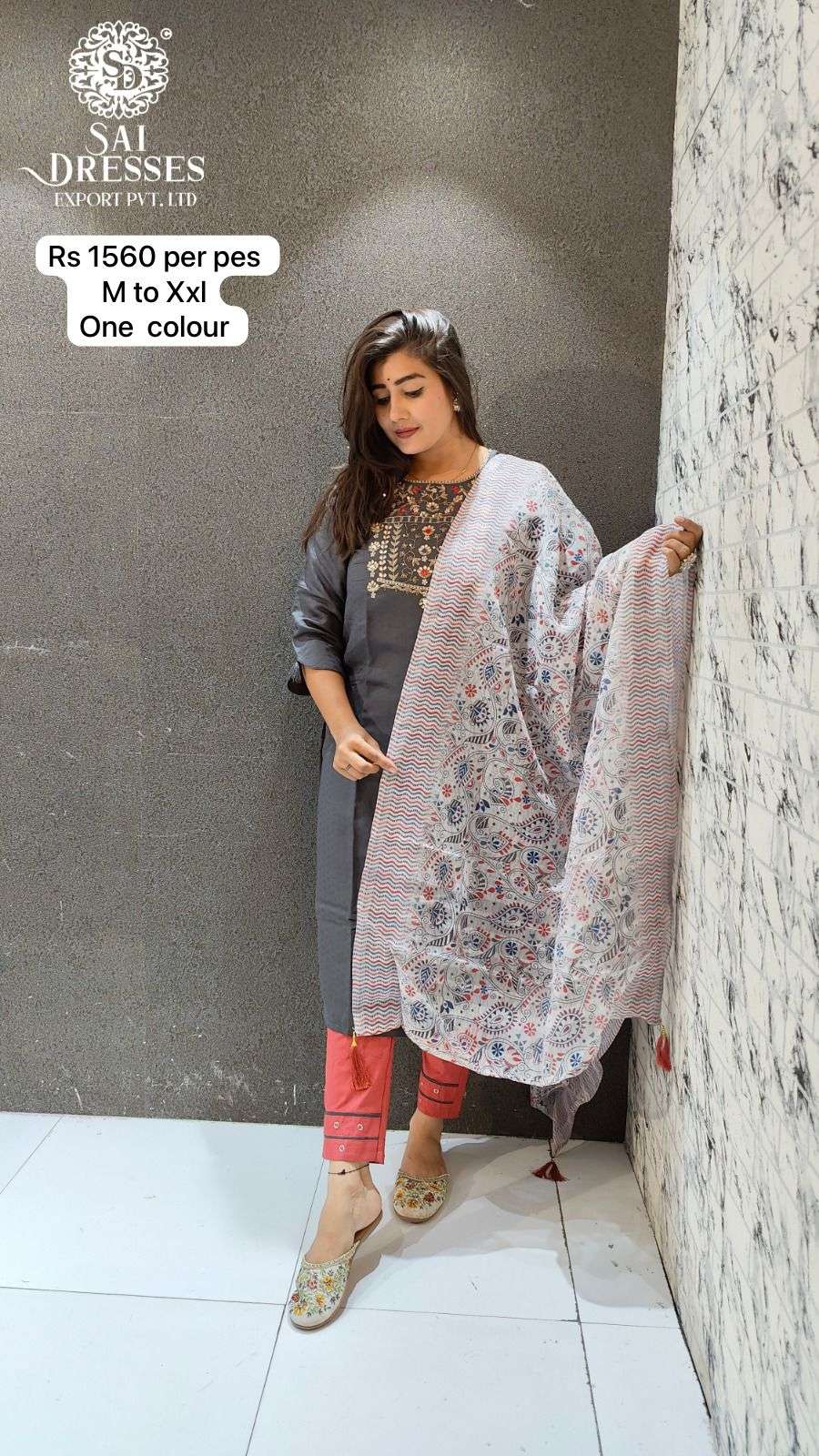 SAI DRESSES PRESENT READY TO FESTIVE WEAR PANT STYLE DESIGNER 3 PIECE COMBO COLLECTION IN WHOLESALE RATE IN SURAT