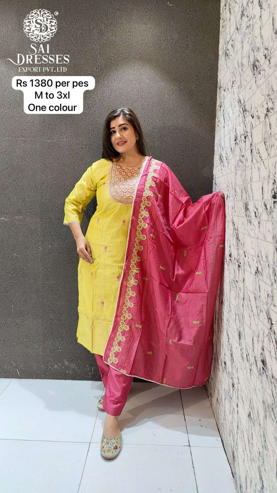 SAI DRESSES PRESENT READY TO TRADITIONAL WEAR DESIGNER 3 PIECE COMBO COLLECTION IN WHOLESALE RATE IN SURAT