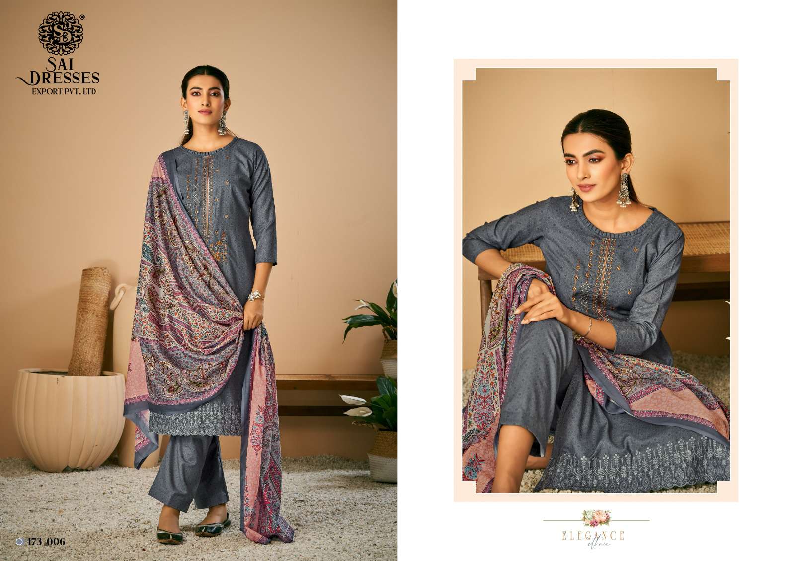 SAI DRESSES PRESENT SEERAT VOL 2 PURE LAWN COTTON DIGITAL PRINTED SALWAR SUITS IN WHOLESALE RATE IN SURAT