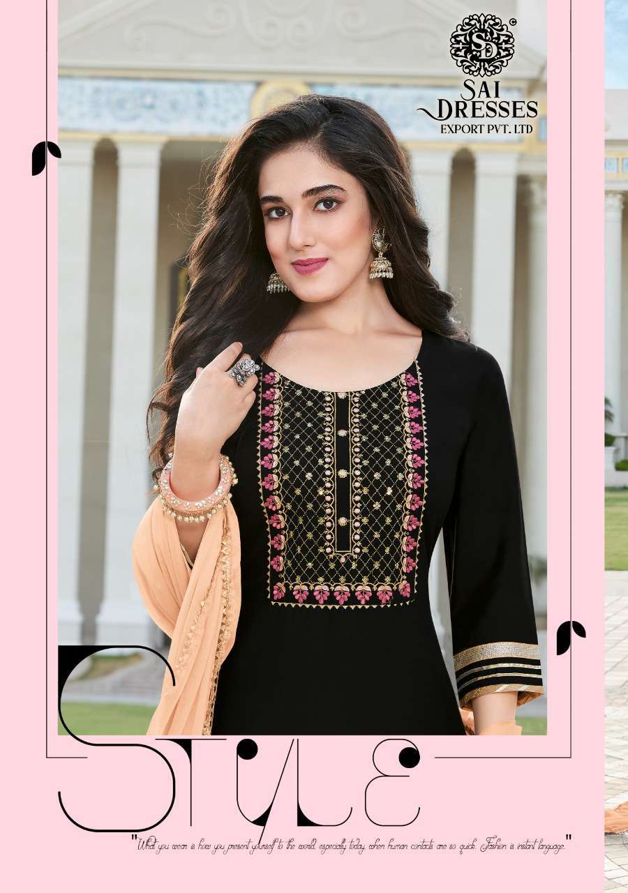 SAI DRESSES PRESENT SWAG VOL 1 READY TO ETHNIC WEAR SHARARA STYLE DESIGNER SUITS IN WHOLESALE RATE IN SURAT