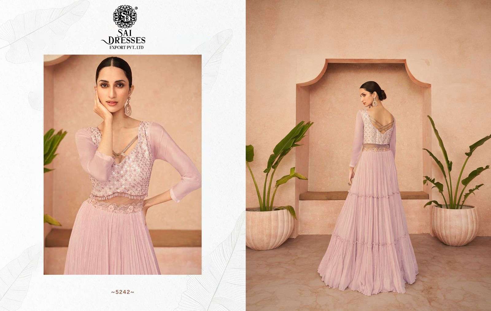 SAI DRESSES PRESENT TRENDY READY TO EXCLUSIVE WEDDING WEAR DESIGNER SUITS IN WHOLESALE RATE IN SURAT