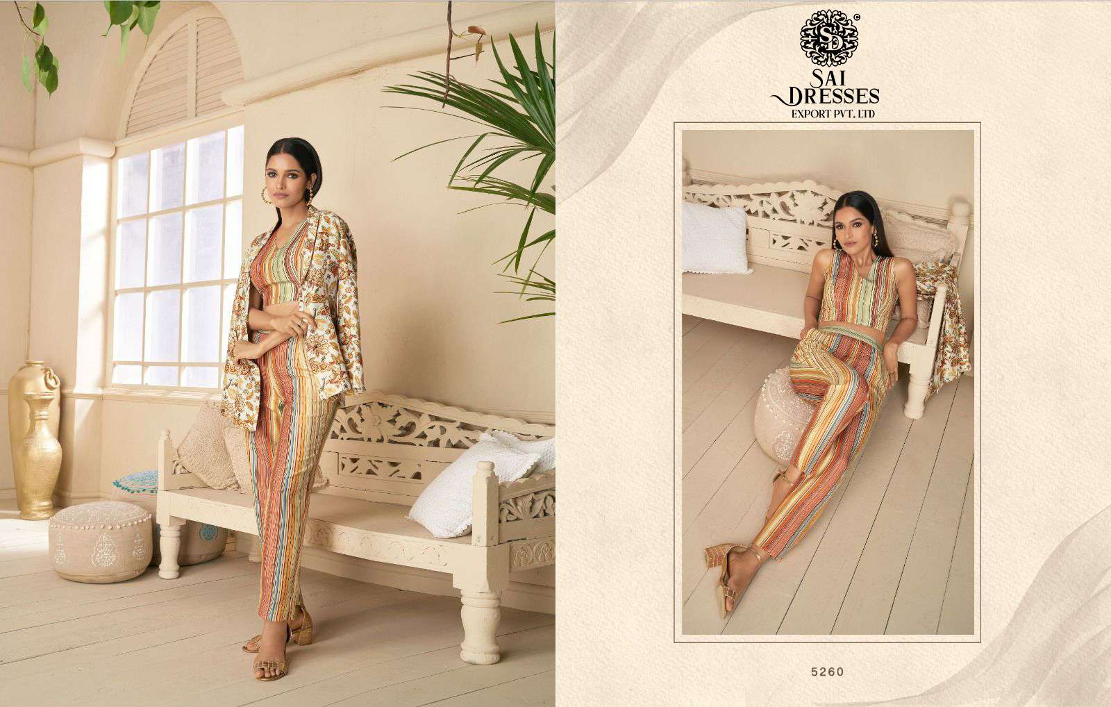 SAI DRESSES PRESENT SPRING SUMMER PRIME COLLECTION READYMADE EXCLUSIVE TRENDY WEAR CO-ORD SET IN WHOLESALE RATE IN SURAT