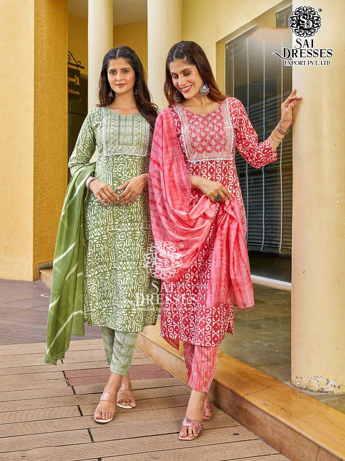 SAI DRESSES PRESENT APSARA READY TO WEAR PANT STYLE DESIGNER 3 PIECE SUITS IN WHOLESALE RATE IN SURAT