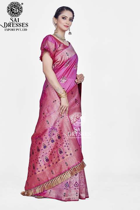 SAI DRESSES PRESENT RANGOON READY TO WEAR PURE ZARI WOVEN BANARASI SAREE IN WHOLESALE RATE IN SURAT