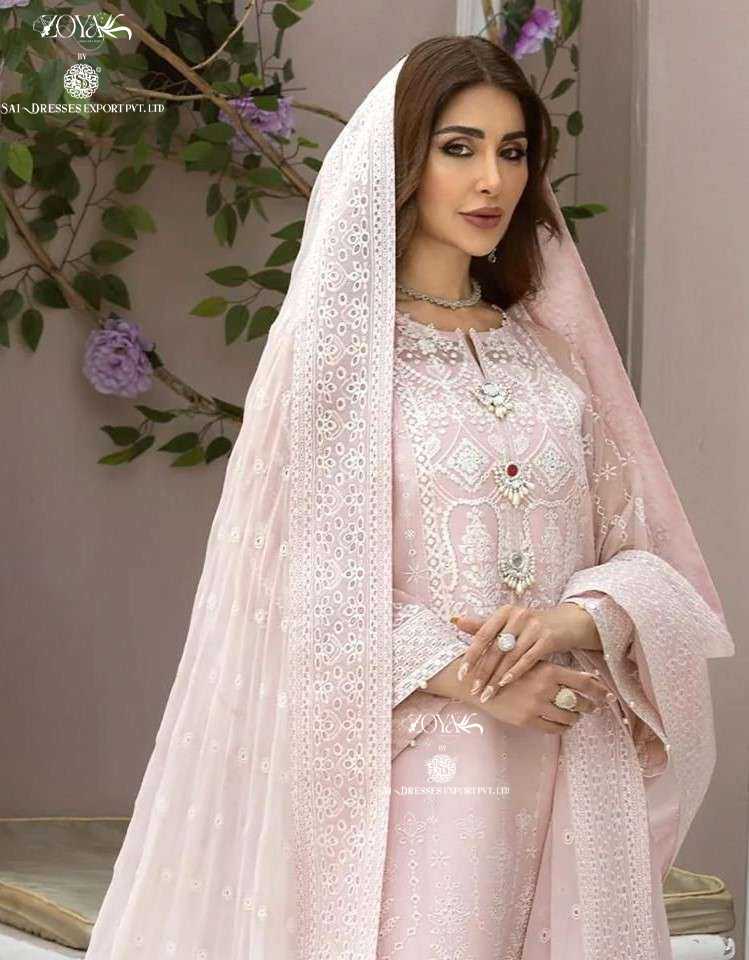 SAI DRESSES PRESENT ALIZEH DHAAGEY LAWN 23 SEMI STITCHED PURE CAMBRIC COTTON WITH HEAVY SELF EMBROIDERED BEAUTIFUL DESIGNER PAKISTANI SUITS IN WHOLESALE RATE IN SURAT