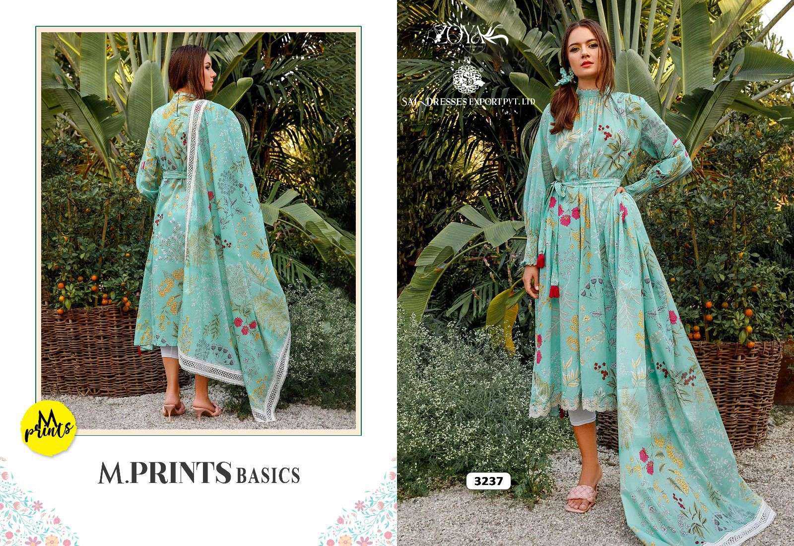 SAI DRESSES PRESENT M PRINTS BASICS PURE COTTON EMBROIDERED FANCY PAKISTANI DESIGNER SUITS IN WHOLESALE RATE IN SURAT