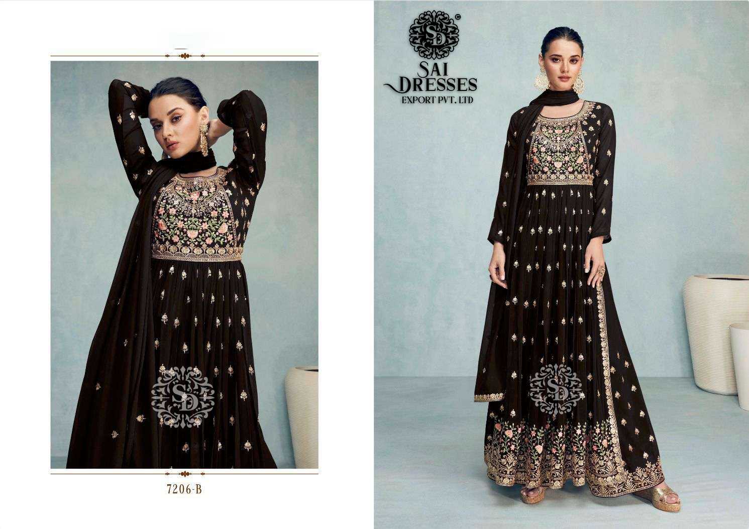 SAI DRESSES PRESENT NAYRA VOL 6 READYMADE FESTIVE WEAR NAYRA CUT WITH PLAZZO STYLE DESIGNER 3 PIECE SUITS IN WHOLESALE RATE IN SURAT