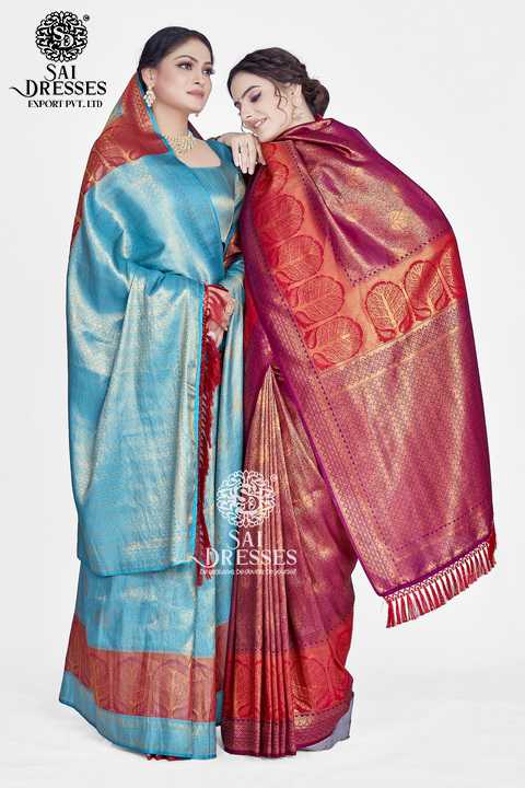 SAI DRESSES PRESENT SOFTY PUNKH VOL 2 READY TO PARTY WEAR PURE ZARI SILK SAREE IN WHOLESALE RATE IN SURAT