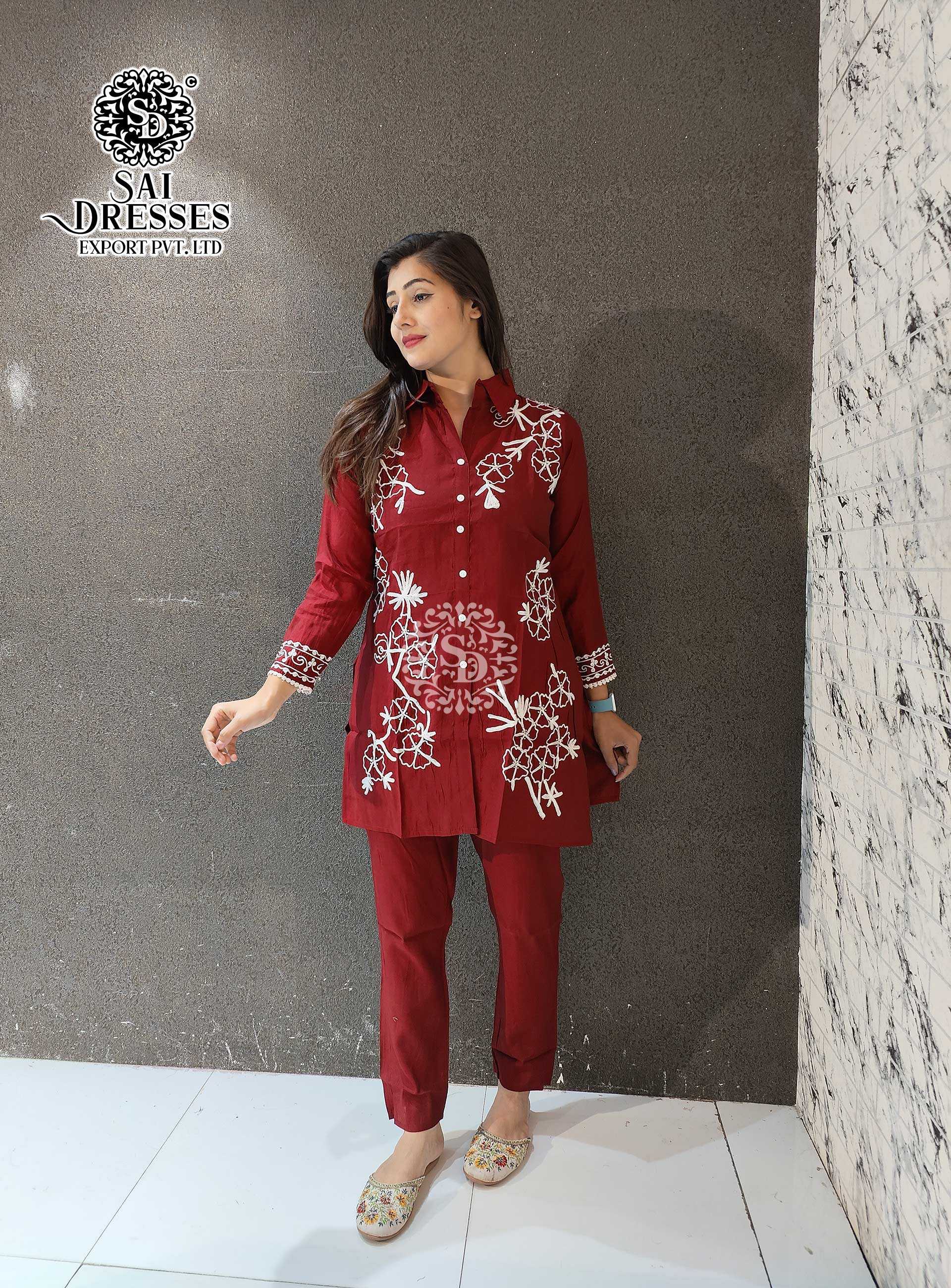 SAI DRESSES PRESENT D.NO 1003 READY TO EXCLUSIVE TRENDY WEAR FANCY CO-ORD SET COMBO COLLECTION IN WHOLESALE RATE IN SURAT