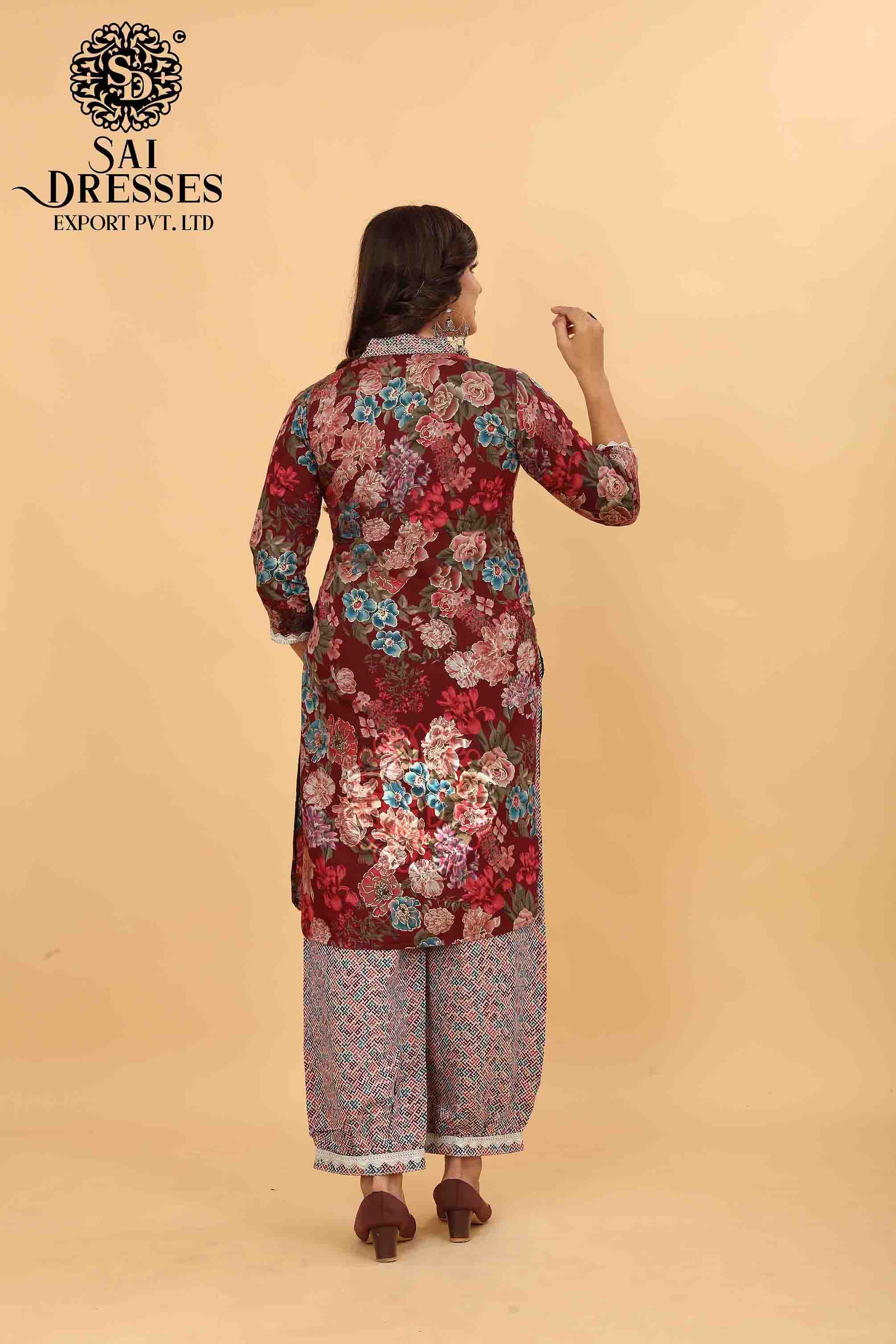SAI DRESSES PRESENT D.NO SD 5009 READY TO EXCLUSIVE TRENDY WEAR PATHANI KURTA WITH AFGHANI PANT STYLE COMBO COLLECTION IN WHOLESALE RATE IN SURAT