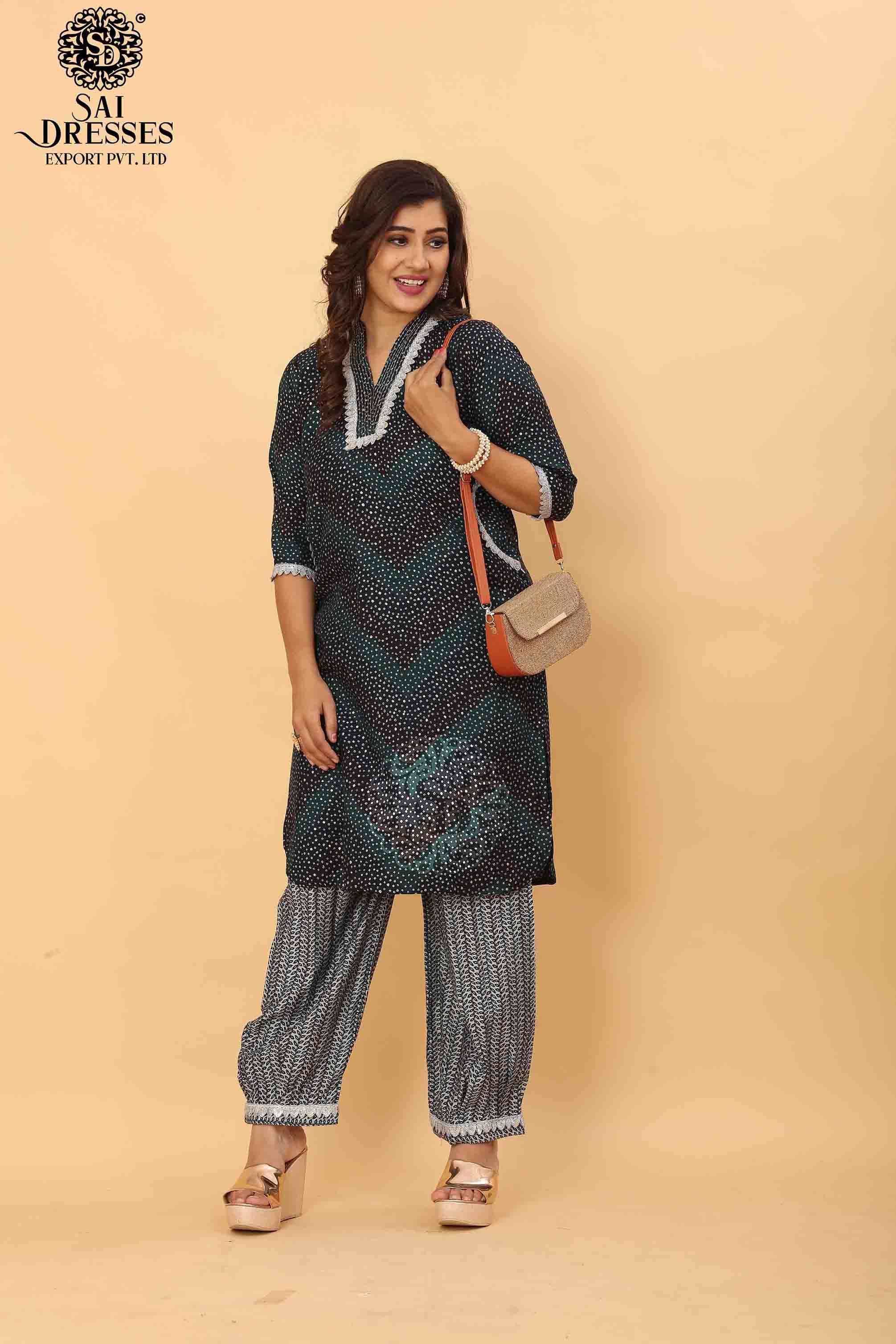 SAI DRESSES PRESENT D.NO SD 5020 READY TO EXCLUSIVE TRENDY WEAR PATHANI KURTA WITH AFGHANI PANT STYLE COMBO COLLECTION IN WHOLESALE RATE IN SURAT