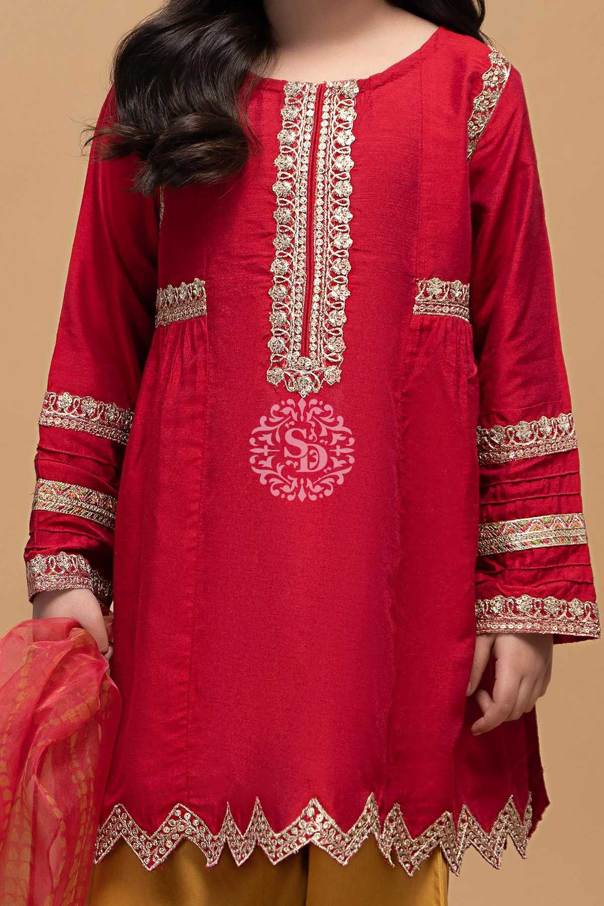 SAI DRESSES PRESENT D.NO 26 READY TO CLASSY WEAR DESIGNER PAKISTANI KIDS COMBO SUITS IN WHOLESALE RATE IN SURAT