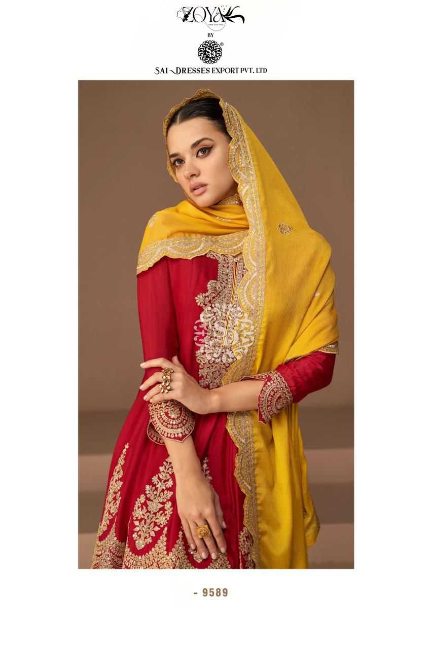 SAI DRESSES PRESENT HEENA NX READYMADE PARTY WEAR FANCY DESIGNER SUITS IN WHOLESALE RATE IN SURAT