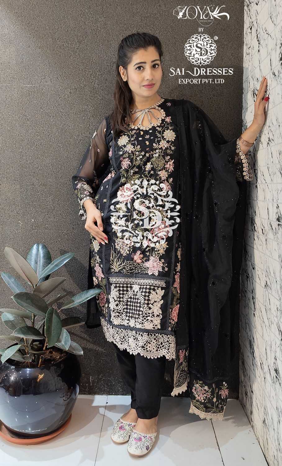 SAI DRESSES PRESENT D.NO SD1088 TO SD1090 READY TO EXCLUSIVE PARTY WEAR DESIGNER PAKISTANI 3 PIECE CONCEPT COMBO COLLECTION IN WHOLESALE RATE IN SURAT