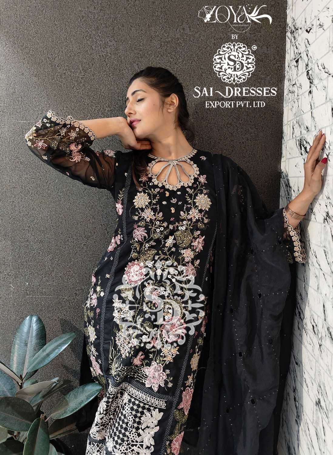 SAI DRESSES PRESENT D.NO SD1088 TO SD1090 READY TO EXCLUSIVE PARTY WEAR DESIGNER PAKISTANI 3 PIECE CONCEPT COMBO COLLECTION IN WHOLESALE RATE IN SURAT