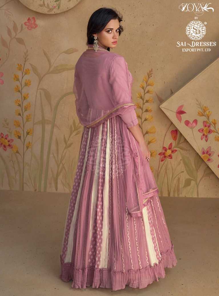 FLORAL2 READY TO ETHNIC WEAR DESIGNER 3 PIECE SUITS IN WHOLESALE RATE IN SURAT 