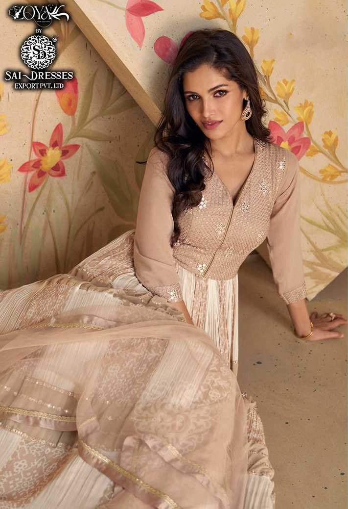 FLORAL2 READY TO ETHNIC WEAR DESIGNER 3 PIECE SUITS IN WHOLESALE RATE IN SURAT 