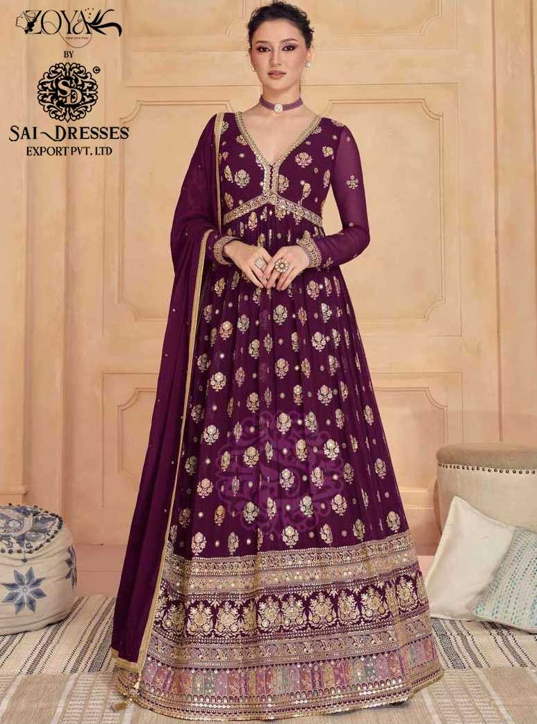 SAJDAA READY TO PARTY WEAR DESIGNER 2 PIECE SUITS IN WHOLESALE RATE IN SURAT 