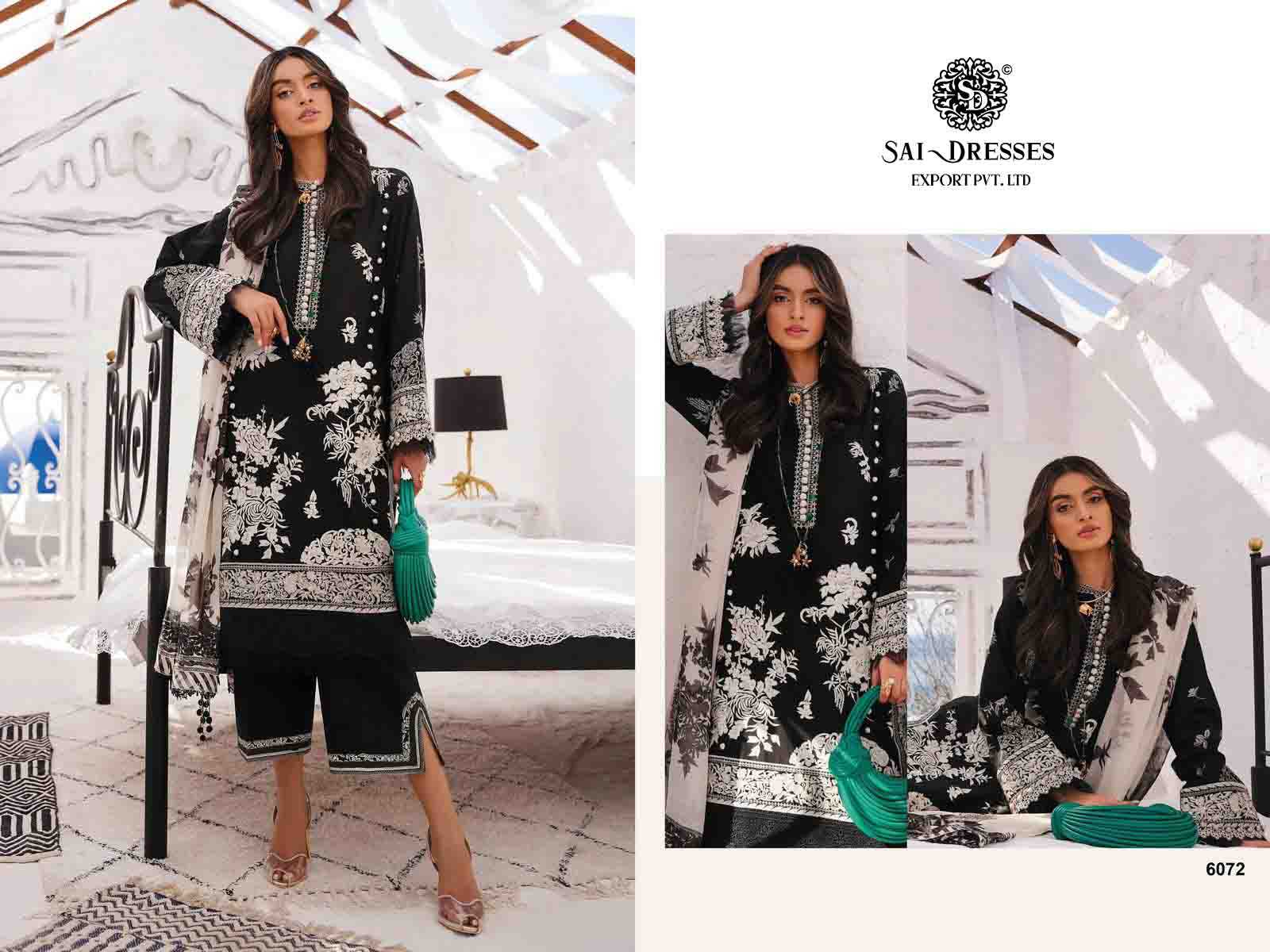 SANA SAFINAZ LAWN VOL - 24 NX PAKISTANI DRESS MATERIAL IN WHOLESALE RATE IN SURAT 