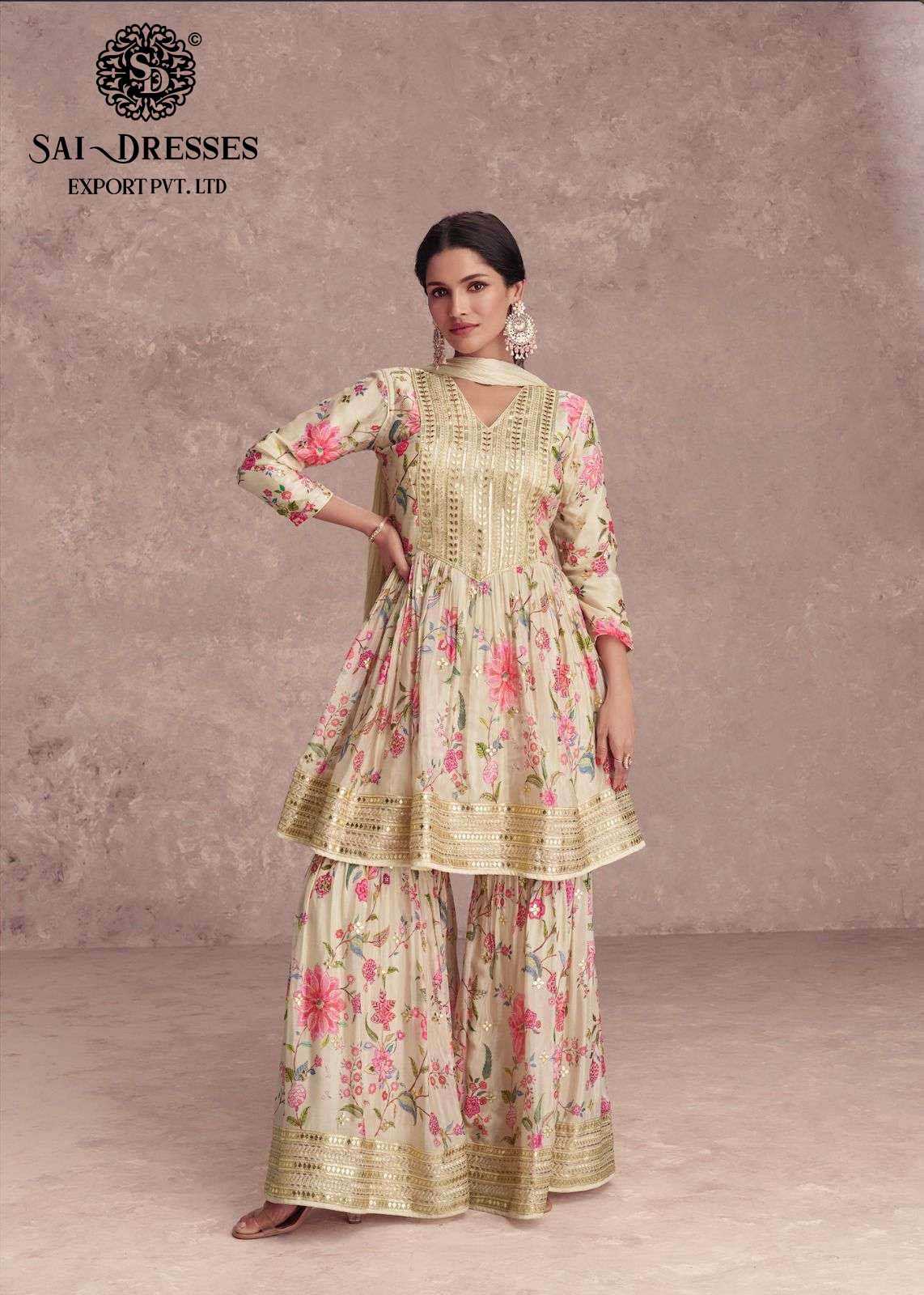 VANSHIKA READY TO PARTY WEAR DESIGNER 3 PIECE SUITS IN WHOLESALE RATE IN SURAT 