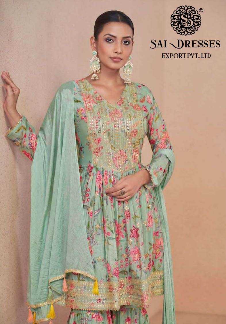 VANSHIKA READY TO PARTY WEAR DESIGNER 3 PIECE SUITS IN WHOLESALE RATE IN SURAT 