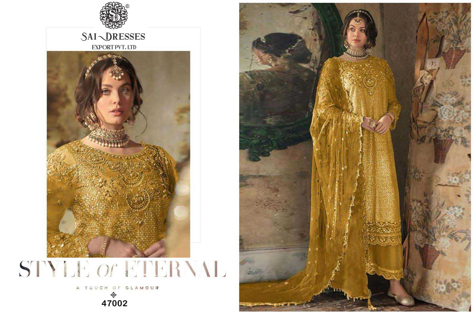 SAI DRESSES PRESENT MAHNUR  SEMI STITCHED PARTY WEAR PAKISTANI DESIGNER SUITS IN WHOLESALE RATE IN SURAT