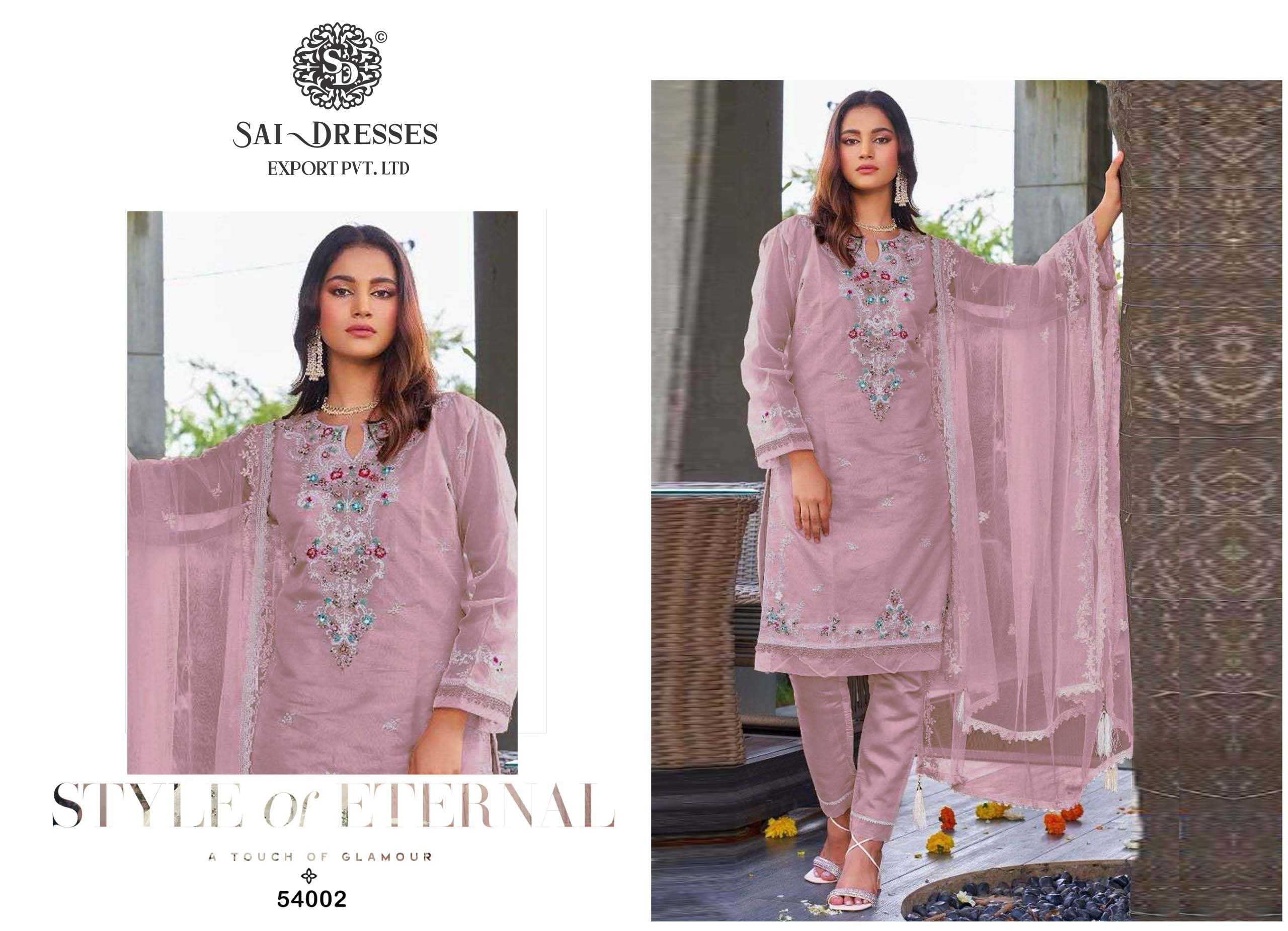 SAI DRESSES PRESENT MAHNUR VOL - 54 SEMI STITCHED PARTY WEAR PAKISTANI DESIGNER SUITS IN WHOLESALE RATE IN SURAT