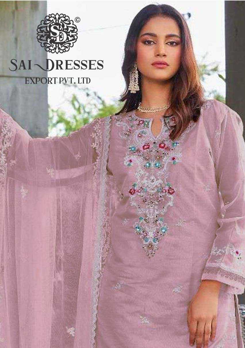 SAI DRESSES PRESENT MAHNUR VOL - 54 SEMI STITCHED PARTY WEAR PAKISTANI DESIGNER SUITS IN WHOLESALE RATE IN SURAT