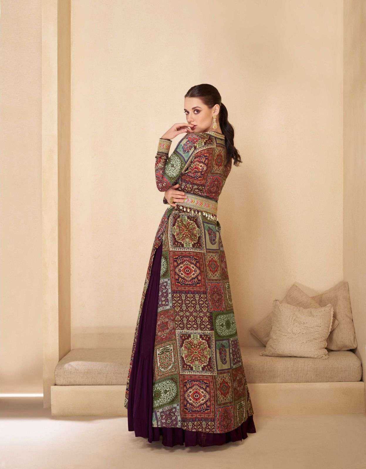 SAYURI DESIGNER PRESENT MEERA READY TO ETHNIC WEAR DESIGNER LONG GOWN IN WHOLESALE RATE IN SURAT - SAI DRESSES