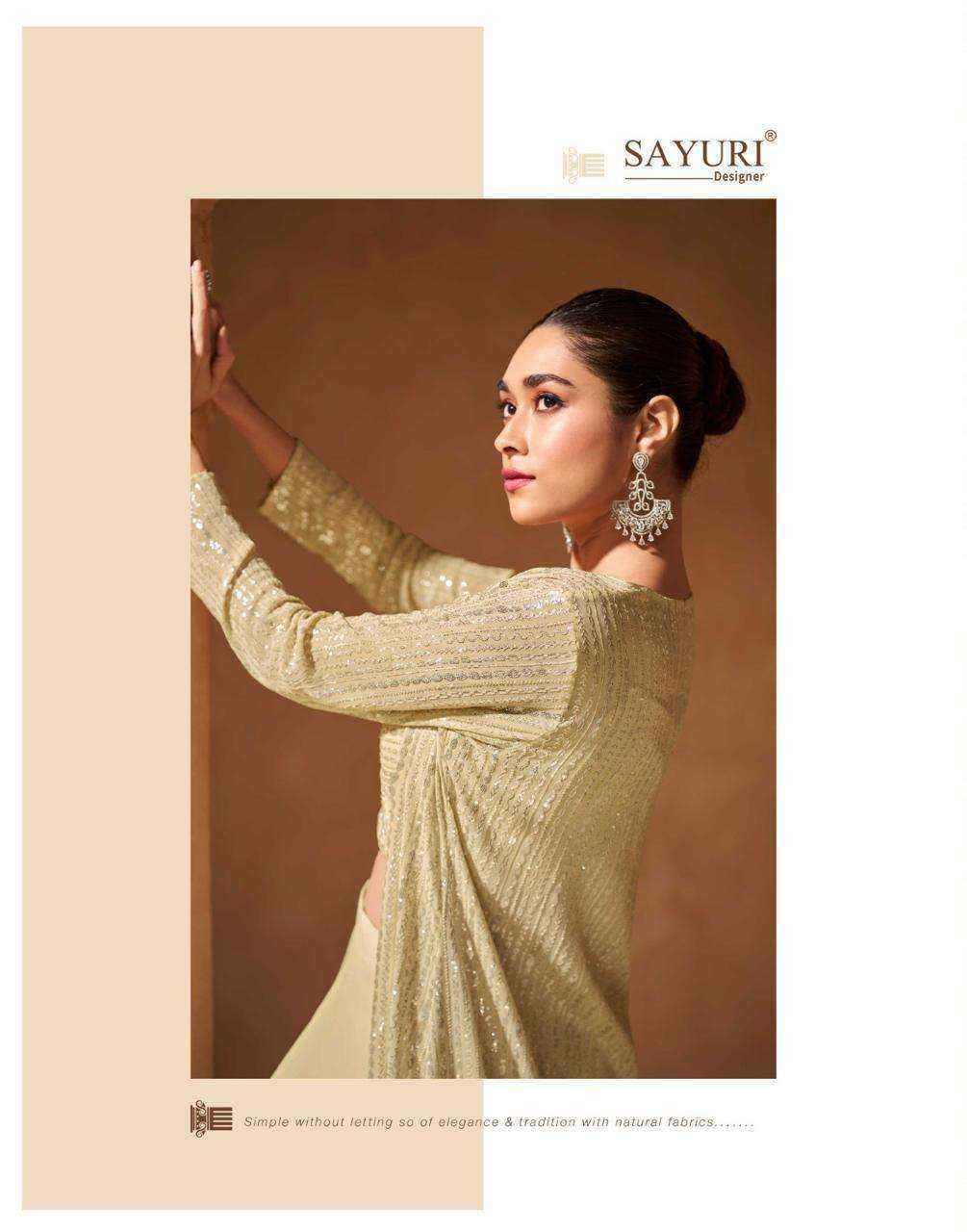 SAYURI DESIGNER PRESENT MERAKI READY TO PARTY WEAR DESIGNER SUIT IN WHOLESALE RATE IN SURAT - SAI DRESSES