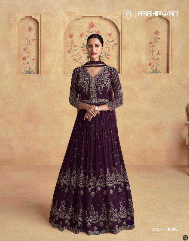 AASHIRWAD DESIGNER PRESENT ALFAAZ READY TO WEDDING WEAR DESIGNER SUIT IN WHOLESALE RATE IN SURAT - SAI DRESSES