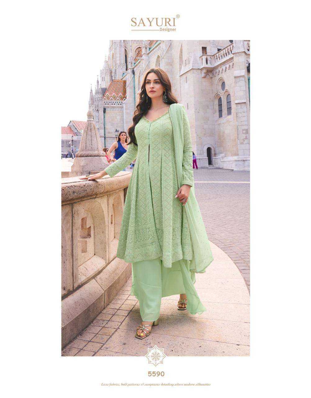 SAYURI DESIGNER PRESENT AFSANA READY TO FESTIVE WEAR DESIGNER SUIT IN WHOLESALE RATE IN SURAT - SAI DRESSES