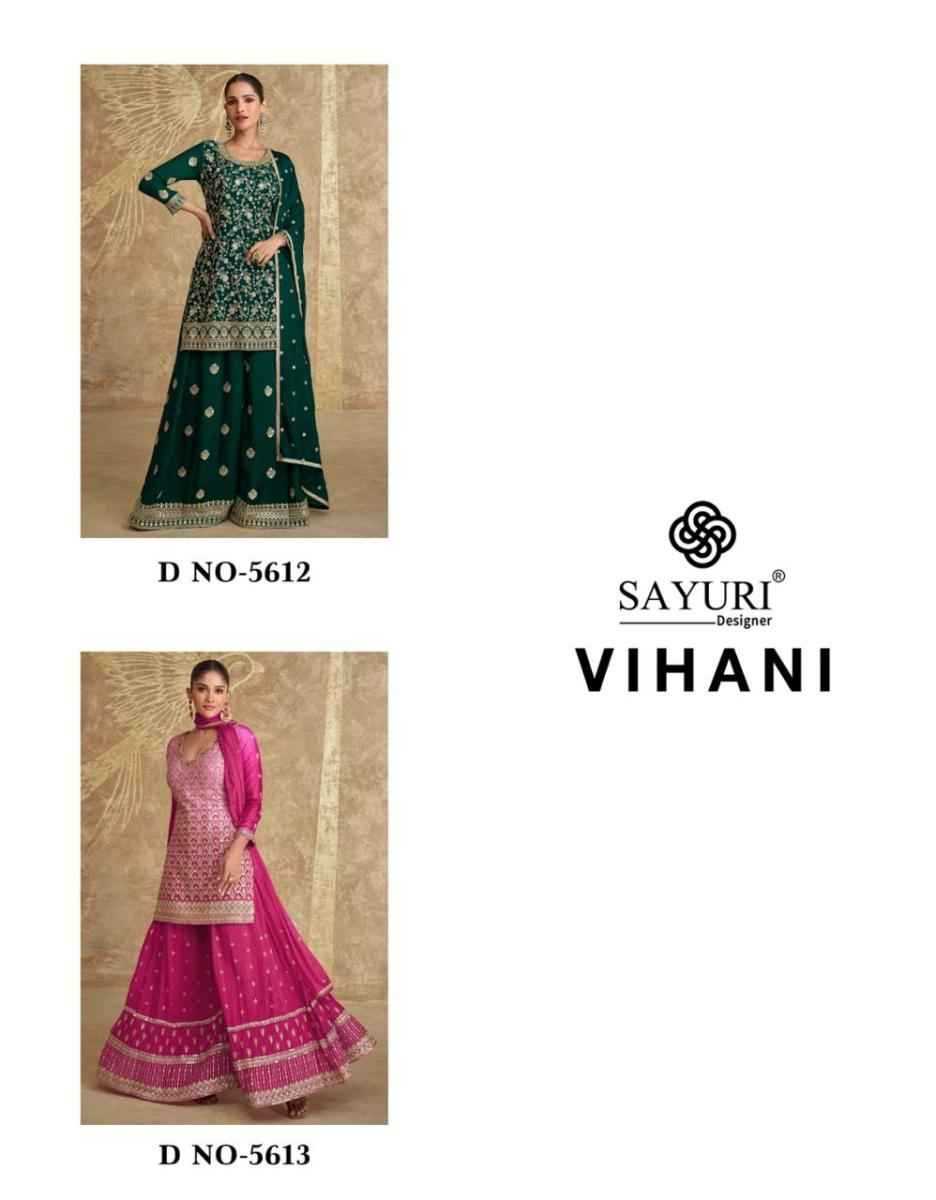 SAYURI DESIGNER PRESENT VIHANI READY TO FESTIVE WEAR DESIGNER SUIT IN WHOLESALE RATE IN SURAT - SAI DRESSES