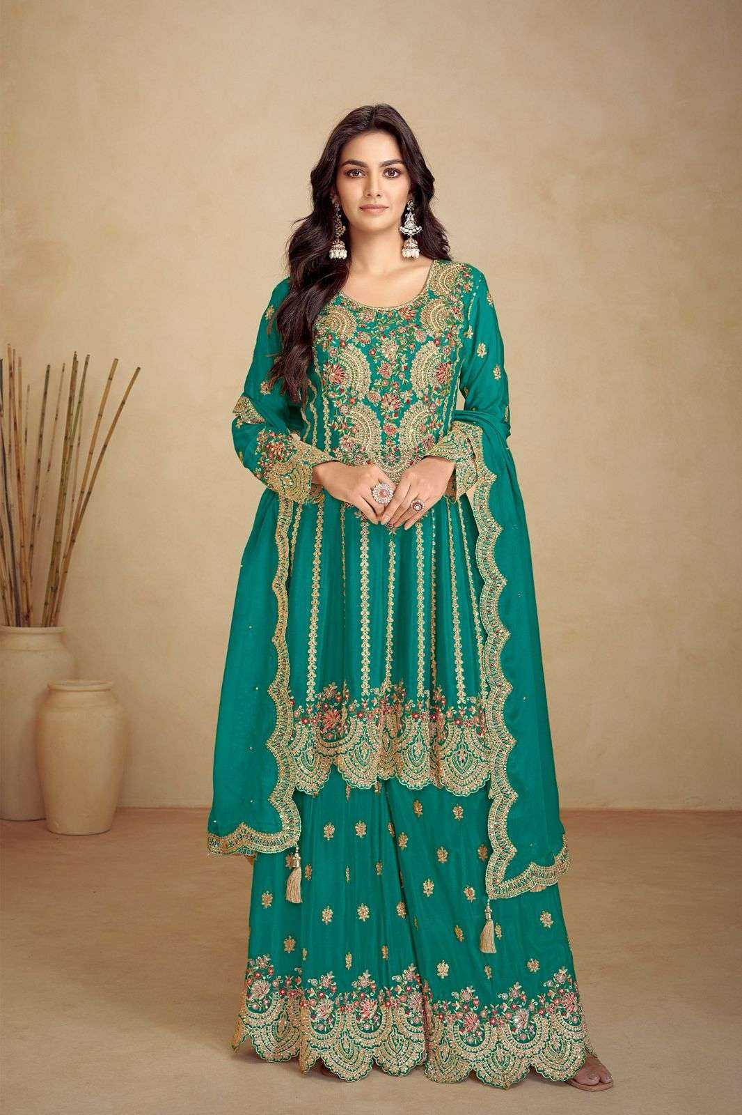 GULKAYRA DESIGNER PRESENT JALWA READY TO FESTIVAL WEAR DESIGNER SUIT IN WHOLESALE RATE IN SURAT - SAI DRESSES