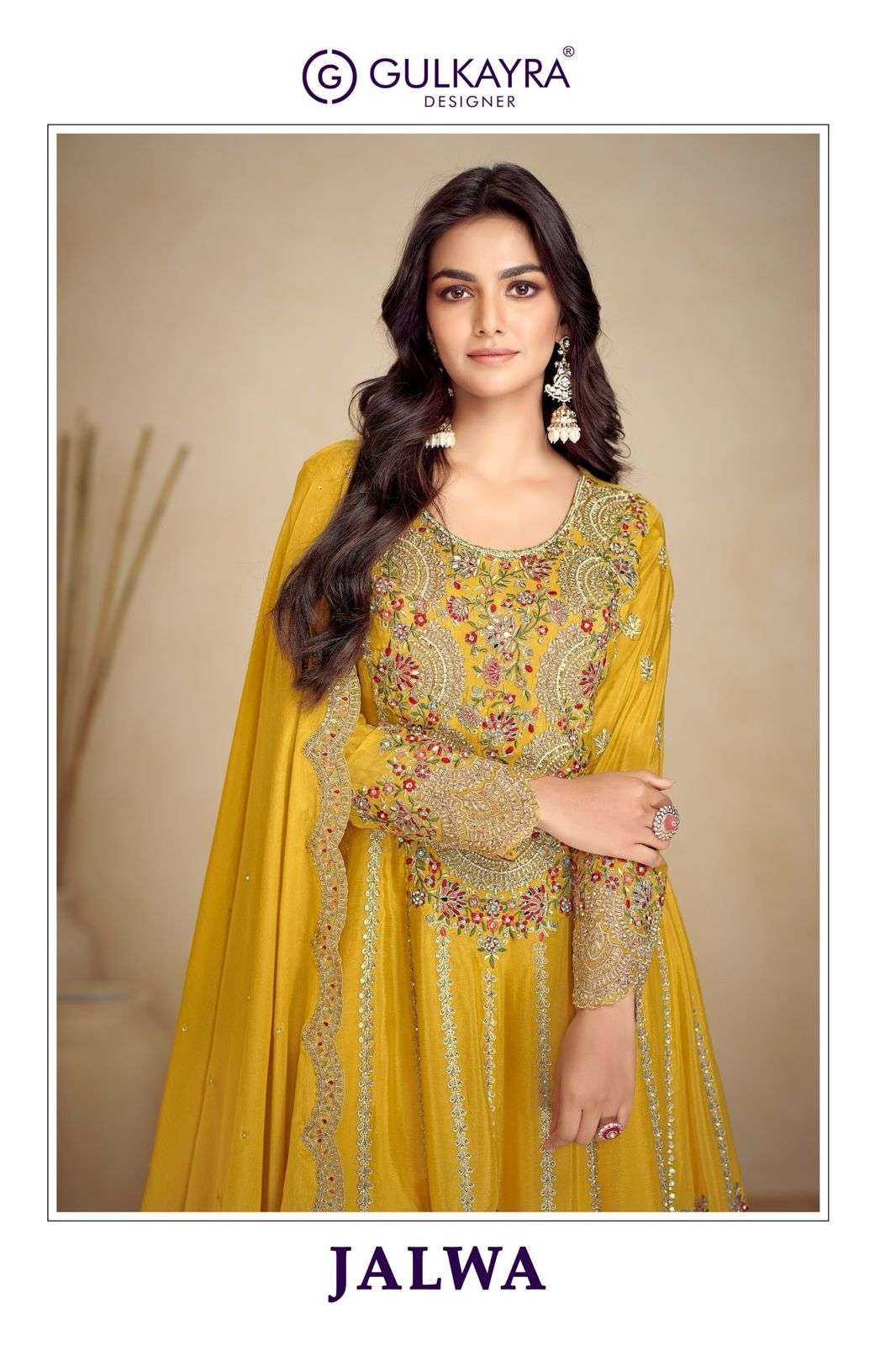 GULKAYRA DESIGNER PRESENT JALWA READY TO FESTIVAL WEAR DESIGNER SUIT IN WHOLESALE RATE IN SURAT - SAI DRESSES