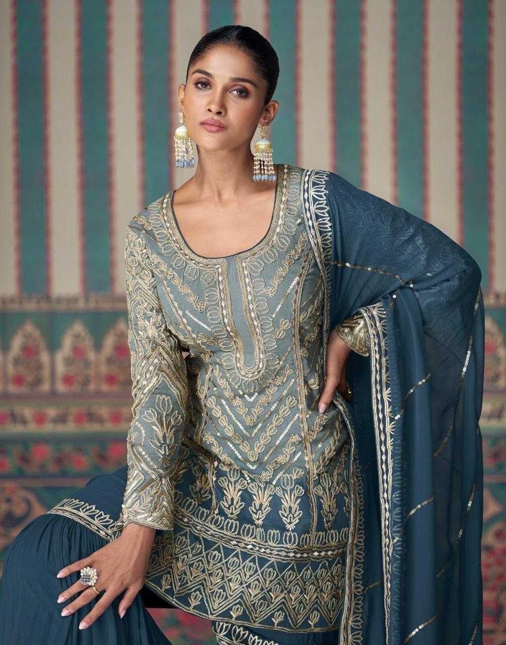 SAYURI DESIGNER PRESENT NIKHAAR READY TO WEDDING WEAR DESIGNER SUIT IN WHOLESALE RATE IN SURAT - SAI DRESSES