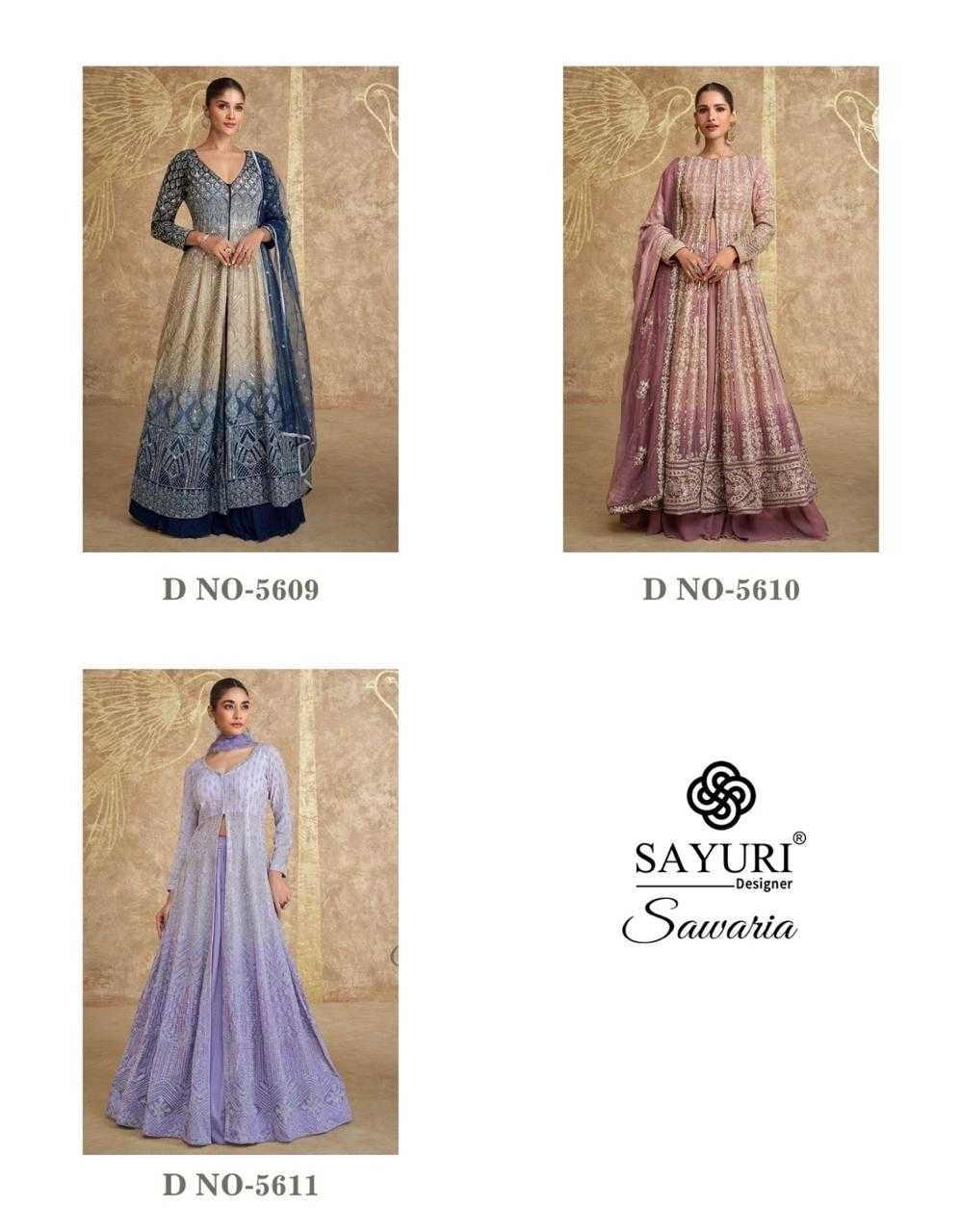 SAYURI DESIGNER PRESENT SAWARIA READY TO WEDDING WEAR DESIGNER SUIT IN WHOLESALE RATE IN SURAT - SAI DRESSES