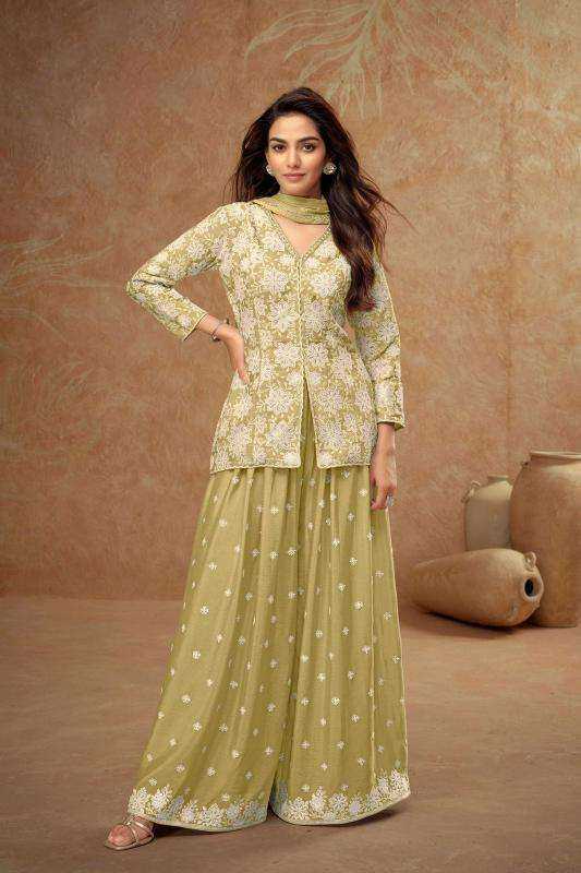 GULKAYRA DESIGNER PRESENT FIRDOUS READY TO FESTIVAL WEAR DESIGNER SUIT IN WHOLESALE RATE IN SURAT - SAI DRESSES